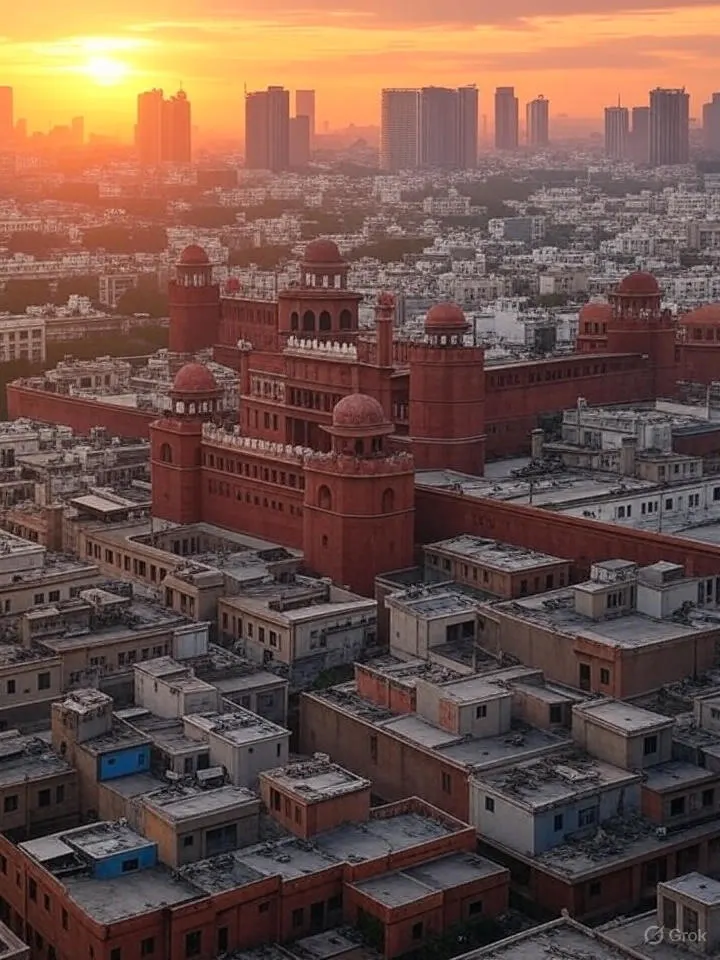Delhi cityscape